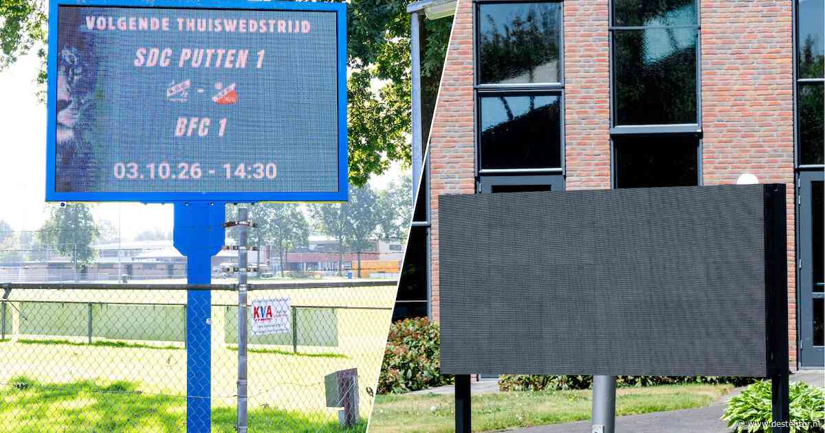 Scherm van SDC Putten mag al jaren, maar scherm van kerk moet weg: dit ene verschil verklaart alles