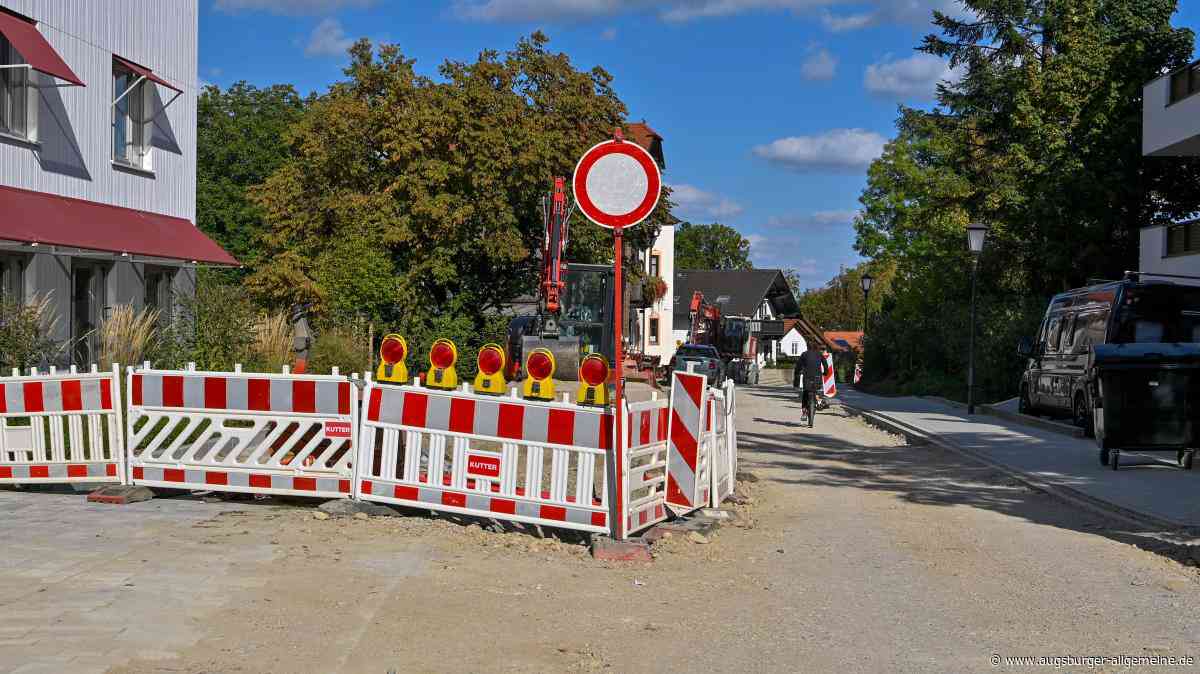 Bauarbeiten dauern länger: Die neue Wasserleitung muss wieder raus