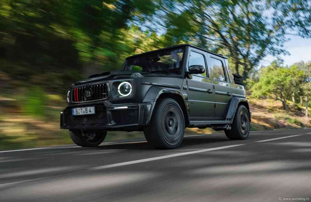 Dikste Brabus G-klasse is er nu ook als heel exclusieve cabrio!