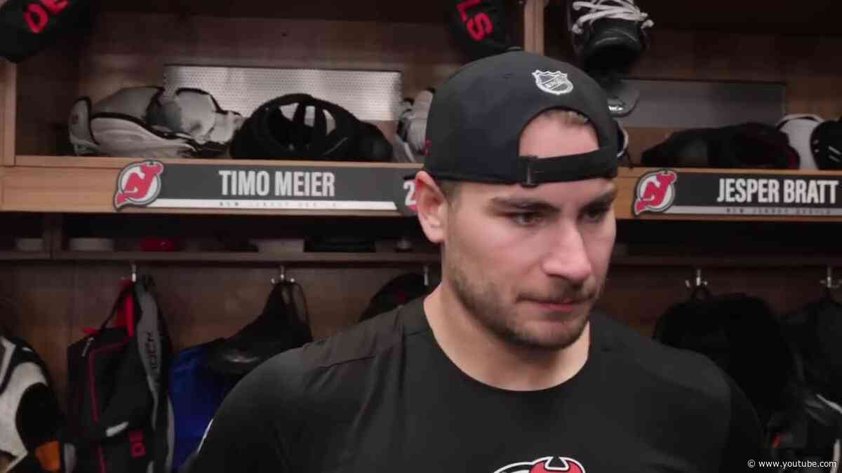 Meier, Evangelista, Daws and Keefe react after 3-2 preseason win over NYR