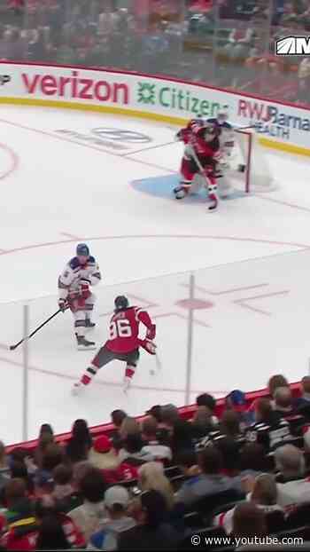 Jack Hughes with a Short Goal vs. New York Rangers