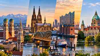 Die größten Versicherungsstädte Deutschlands