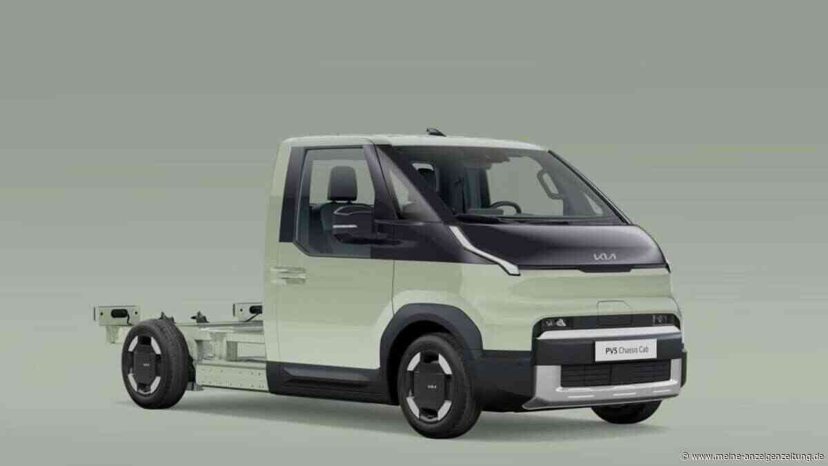 Mehr Reichweite als Option  – Kia PV5 Chassis Cab