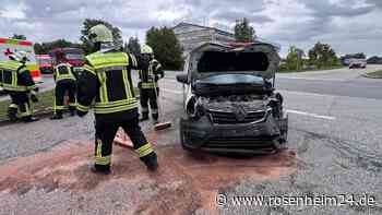 Unfall auf der Priener Straße in Wasserburg – zwei Fahrzeuge beteiligt