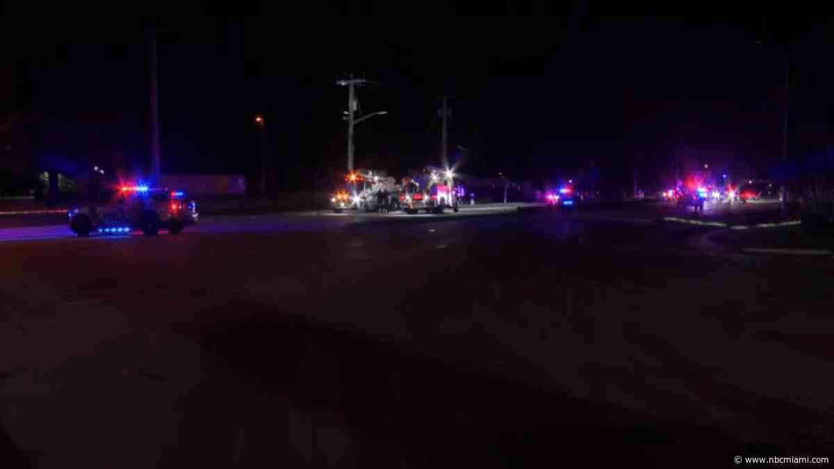 2 killed in crash that knocked out power in Davie, police say