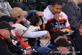 Giants Announcers Roast Man Eating as Mum Juggles Baby and Food During Baseball Game