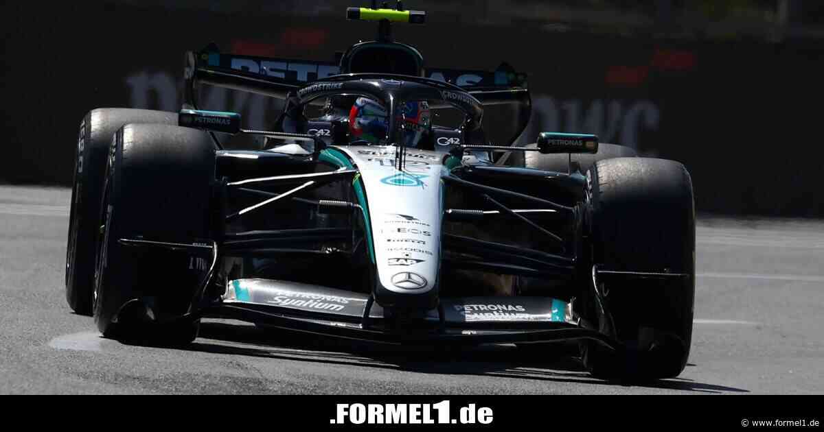 Mercedes vorn, Antonelli raus: Turbulenter F1-Trainingsauftakt in Baku