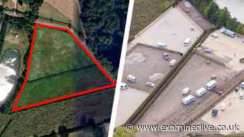 Fury as 'military scale' operation sees 22 caravans appear on village field within days