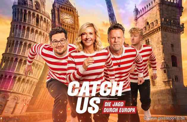 Das verfängt! ProSieben programmiert die Adventure-Show "Catch Us. Die Jagd durch Europa" im November als Event / Kiwi, Chris Tall und Jenke mit Sohn Jánik werden gejagt