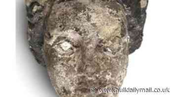 Medieval stone head found in Beverley Friary among lots up for auction this weekend