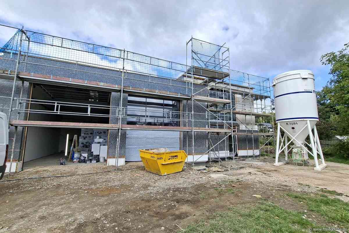 Neues Feuerwehr-Gerätehaus in Schwarzenberg: Straße wird für Bauarbeiten gesperrt