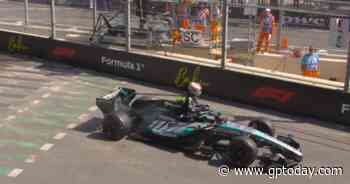 Kimi Antonelli suffers smoky Mercedes failure in early Baku setback
