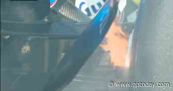 Carlos Sainz Williams on fire as multiple F1 drivers suffer brake issues