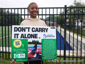 Local student-athletes use yard signs to open mental health conversations