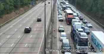 LIVE updates as M25 crash closes three lanes and causes severe delays