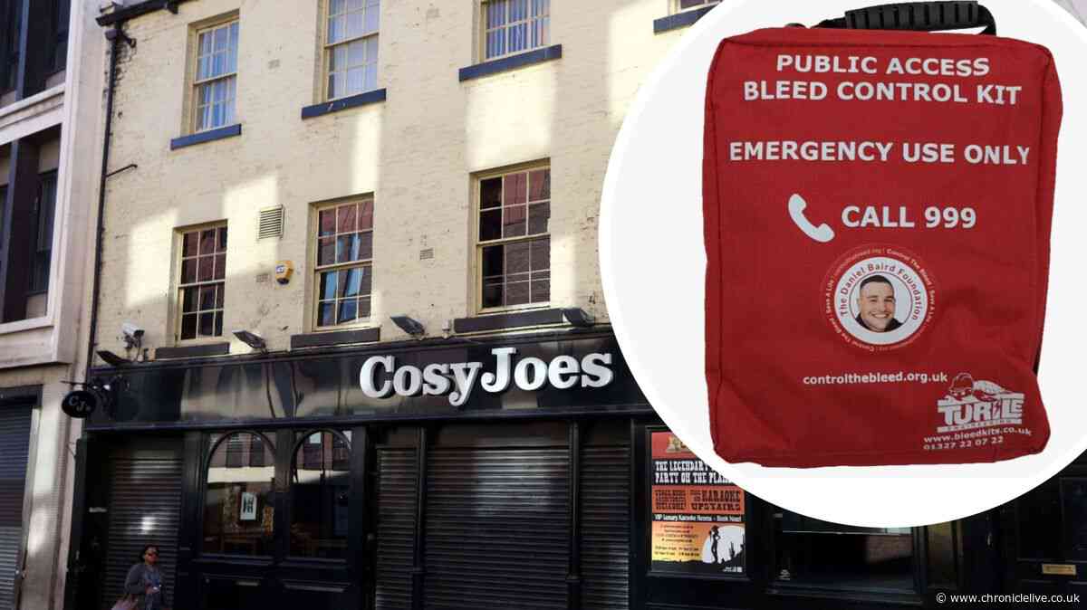 First publicly accessible bleed control kit set for popular Newcastle city centre venue