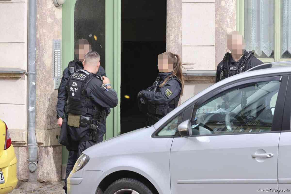 Polizeirazzia auf dem Chemnitzer Sonnenberg