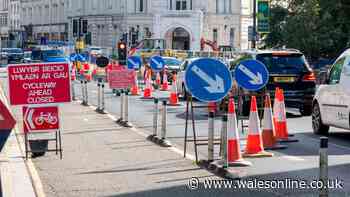 Cardiff city centre descends into chaos as roadworks bring traffic to standstill