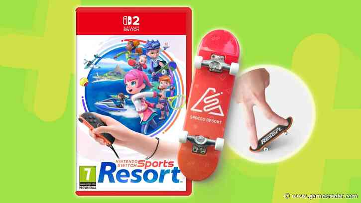 Attention all millennials, the Nintendo Switch Sports Resort pre-order gift is a bonafide finger skateboard