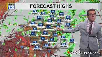 Heavy rain and cooler temperatures continue around New Mexico