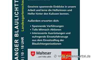 POL-AA: Ellwangen: Einladung zum Blaulichttag auf der Landesgartenschau