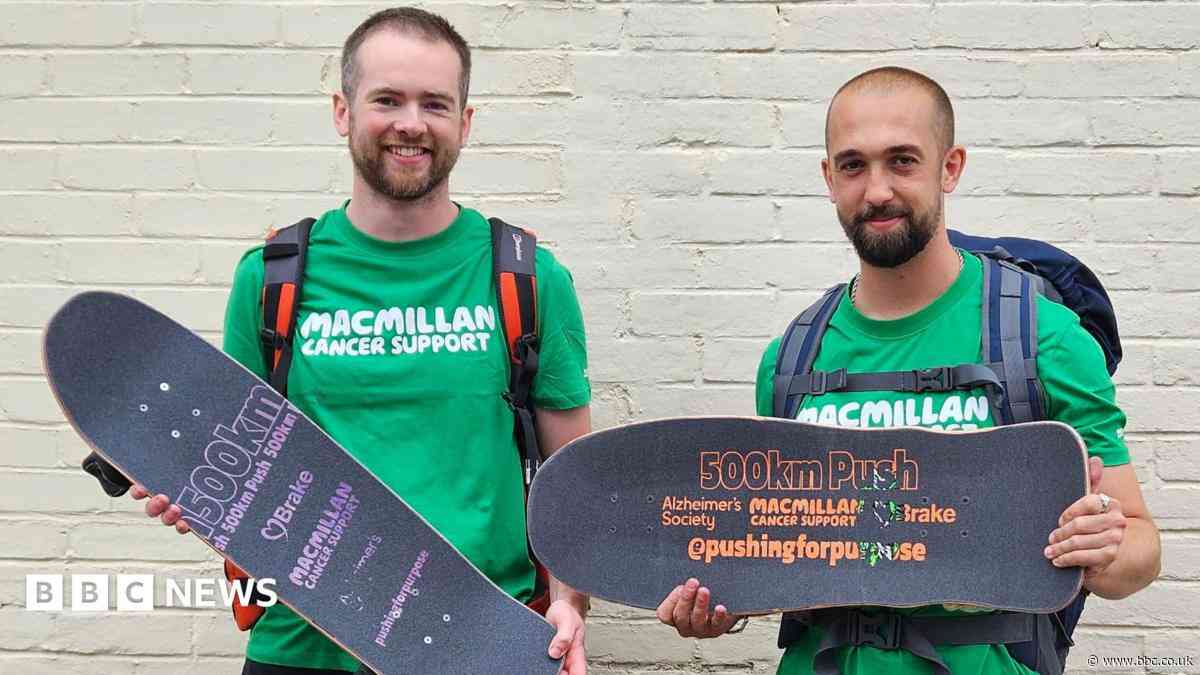 Skateboarders take on Amsterdam charity challenge