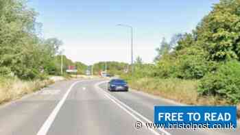 Biker dies after crash on busy road near Bristol
