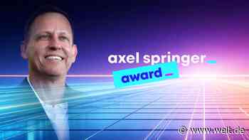 Sehen Sie hier die Verleihung des Axel Springer Awards 2026 an Peter Thiel