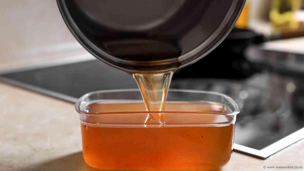Binman settles debate on used cooking oil disposal — it's not down the sink