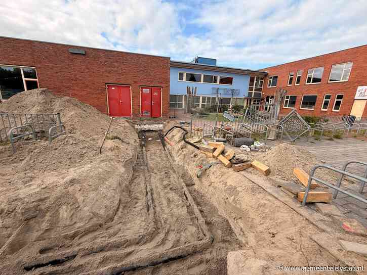 Gemeente Lelystad sluit eerste bestaande gebouw aan op het warmtenet