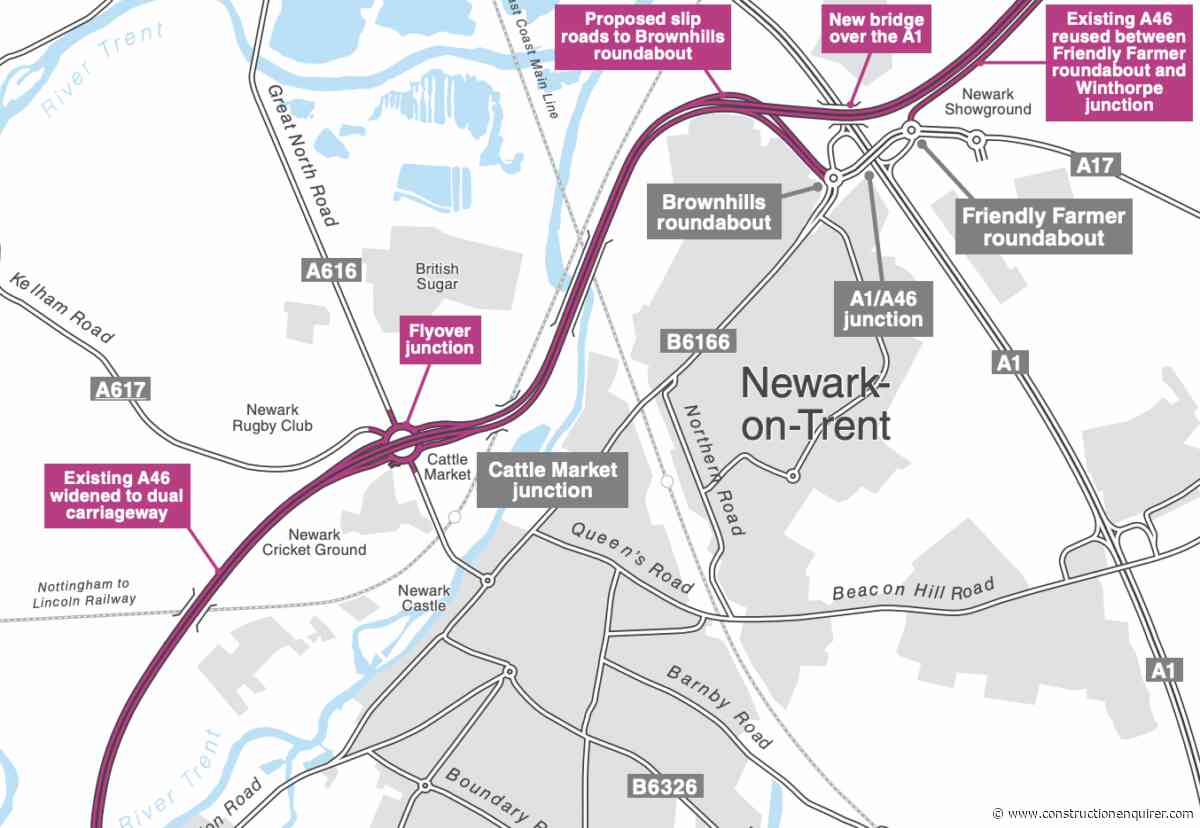 A46 Newark Bypass job returns to market at £700m