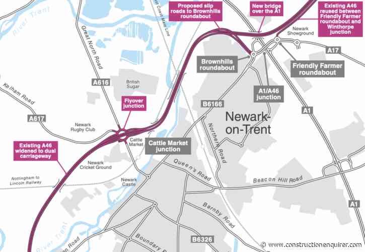 A46 Newark Bypass job returns to market at £700m