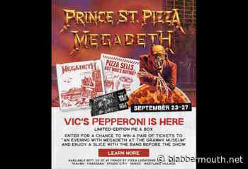 MEGADETH Teams Up With PRINCE ST. PIZZA For Limited-Time Pepperoni Pie