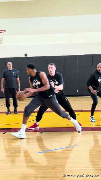 Giannis & Bam Loading 💪🔥 #miamiheat #giannis #bam #nba