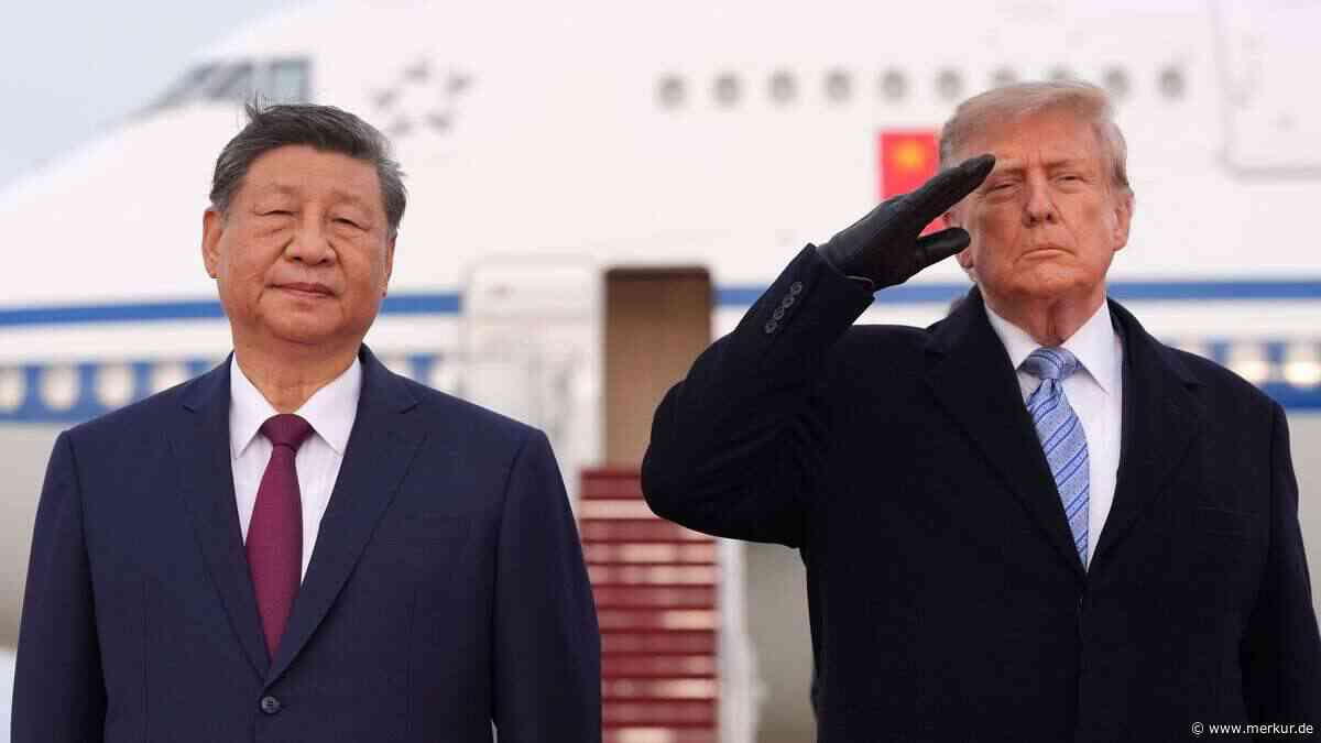 Donald Trump empfängt Chinas Präsidenten Xi Jinping persönlich am Flughafen – eine seltene Geste für einen Staatsgast