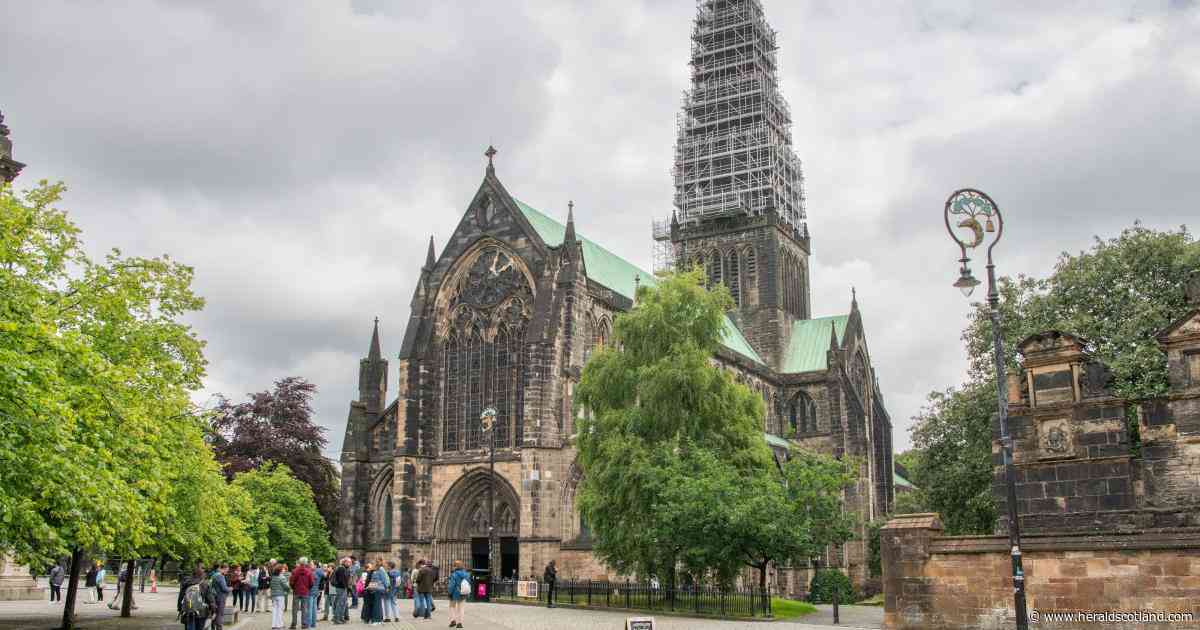 Major works to protect medieval spire of Glasgow Cathedral begin