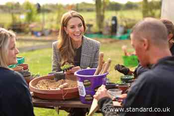 Kate hears moving stories from people in addiction recovery during garden visit