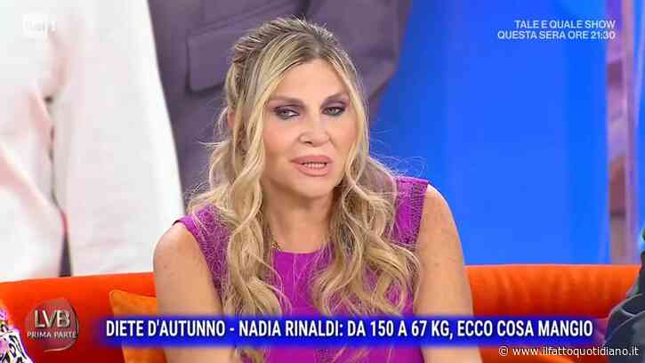 “Seguo un’alimentazione proteica, mangio la pasta e la pizza una volta a settimana”: Nadia Rinaldi racconta la sua dieta a “La volta buona”