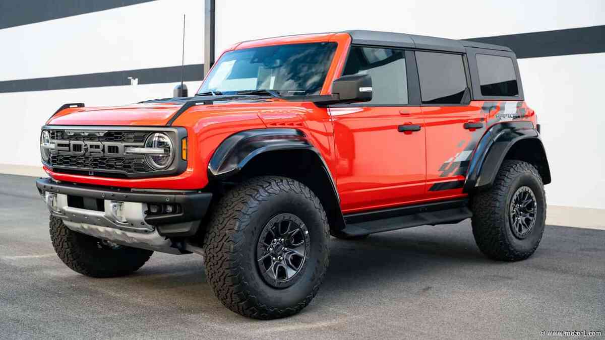 First Ford Bronco Raptor No. 00001 For Sale With Only 99 Miles