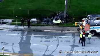 2 people killed after car crashes into pole, knocks out power in Davie