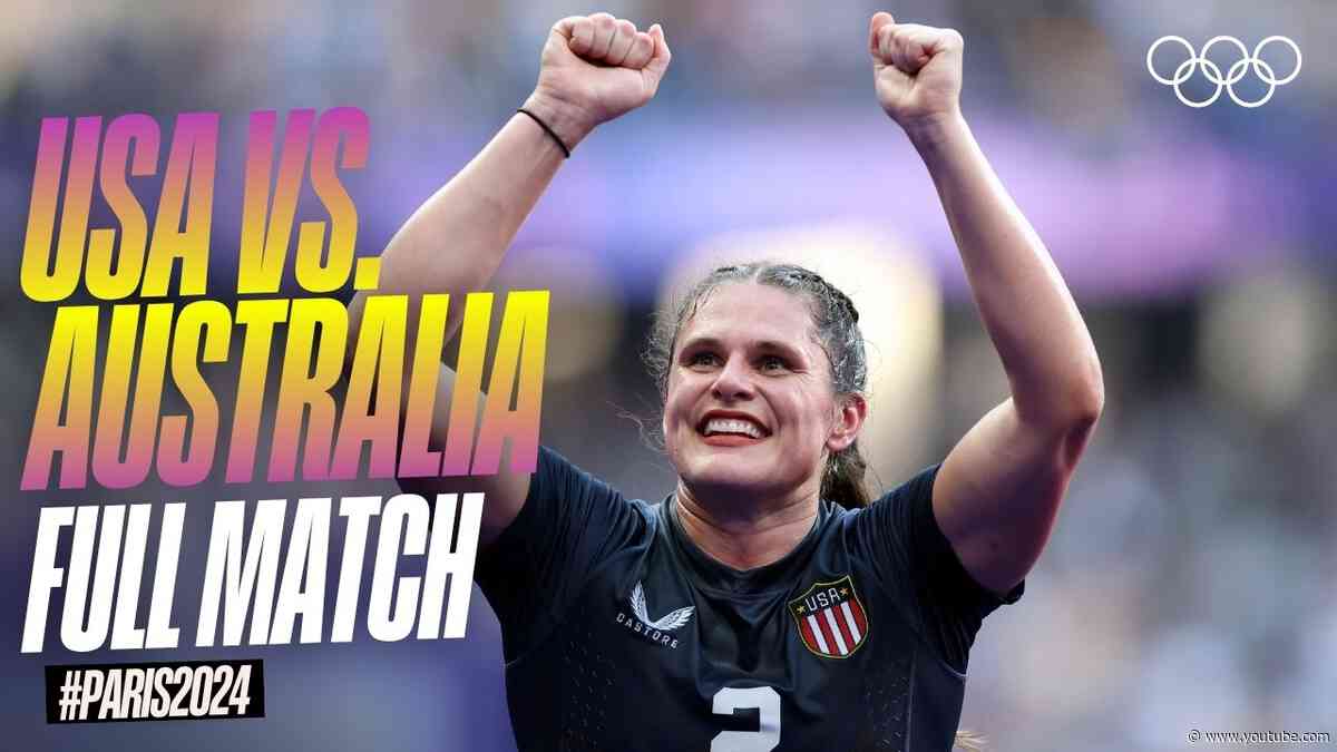 WHAT A FINISH! 🤯 | 🇺🇸 USA vs. Australia 🇦🇺 Women's Rugby Sevens Bronze Medal Match #Paris2024