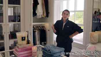 Coleen Rooney looks back on her rise from teen 'chav' to glamorous WAG as she cringes at her Noughties outfits and gives fans a peek inside her giant designer-laden dressing room