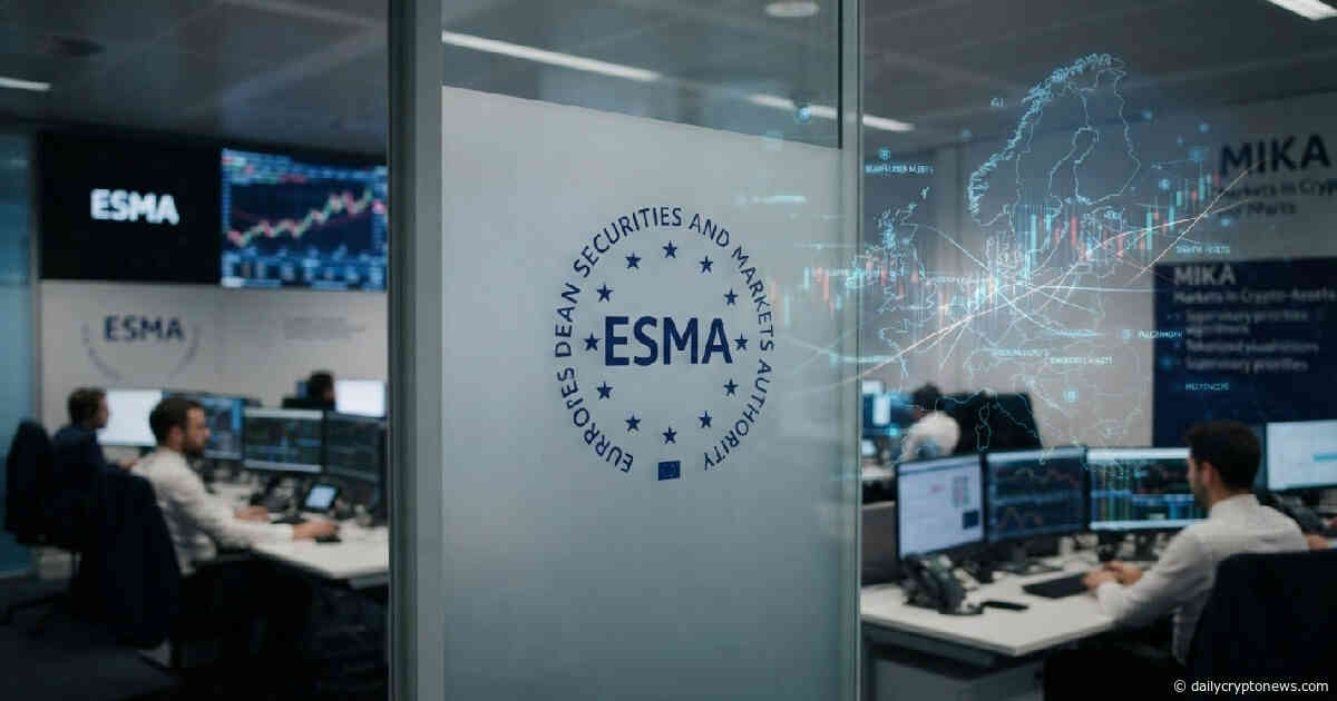 European Securities and Markets Authority confirms new supervision
