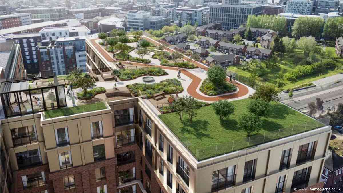 Huge Liverpool housing project to include rooftop running track and new Sainsbury's