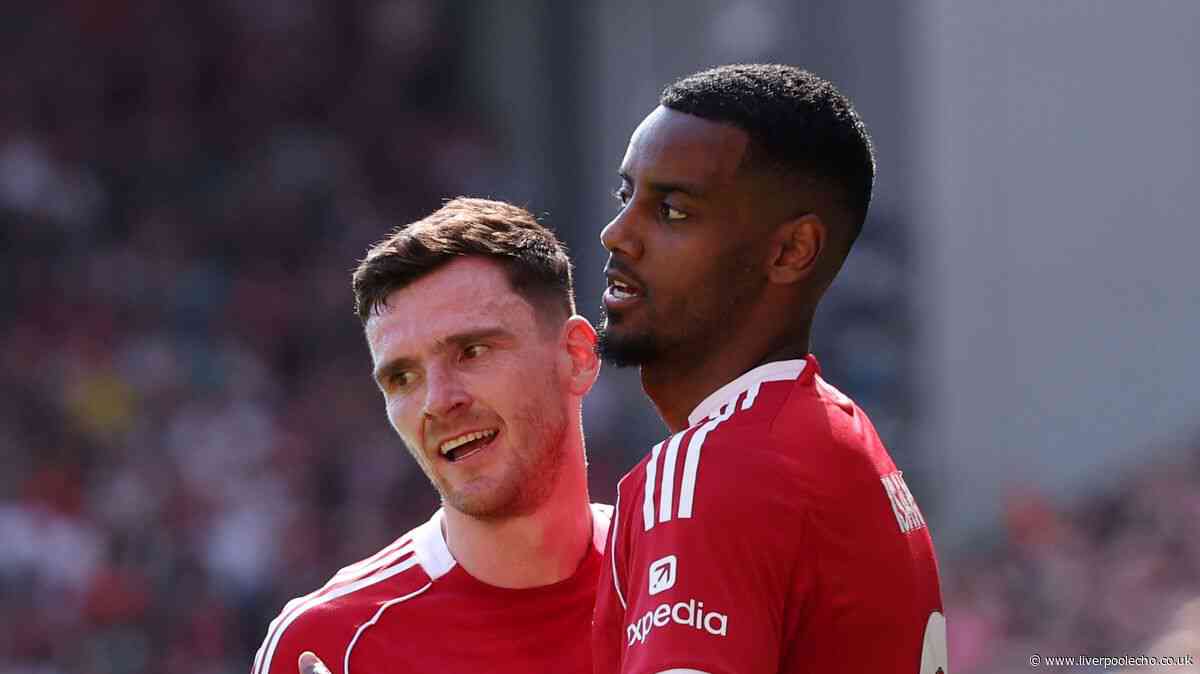 Alexander Isak responds to Andy Robertson claim and agrees with Liverpool boss Andoni Iraola criticism