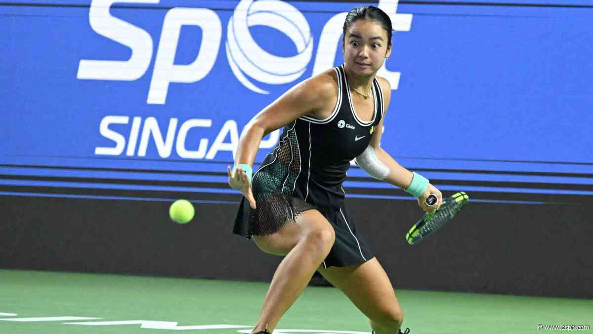 Eala falls to Prozorova at first hurdle in Singapore