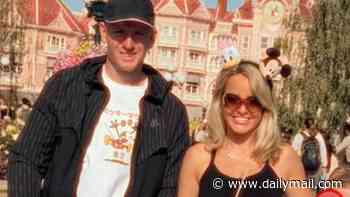 England goalie Jordan Pickford and WAG Megan treat daughter Ostara to a 3rd birthday fit for a princess on a family trip to Disneyland Paris
