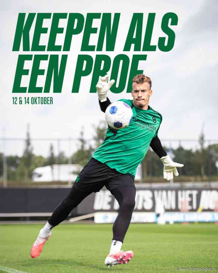 Kom in de herfstvakantie Keepen als een Prof