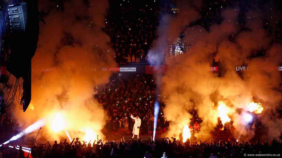 What time is the Joshua vs Fury fight in Cardiff and could it be blocked?