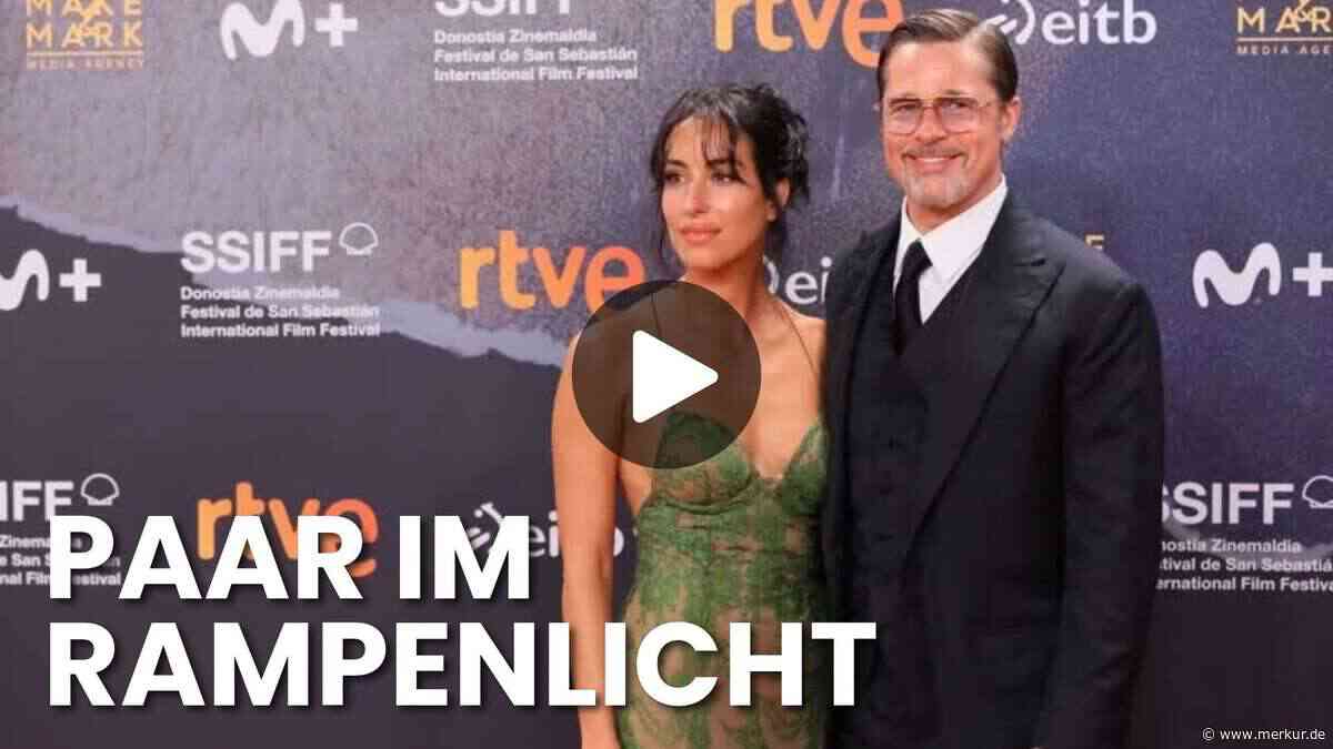 Brad Pitt und Ines de Ramon sorgen in San Sebastián für einen besonderen Auftritt